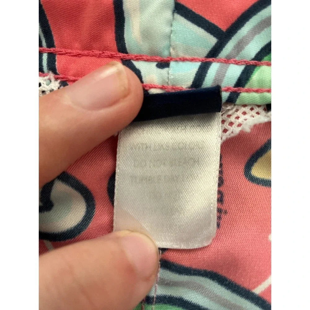 Vineyard Vines Mens Chappy Shrimp Cocktail Martini Swim Trunks Pink Size XXL